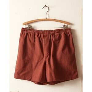 Bode Twill Rugby Short - Cinnamon size S/M